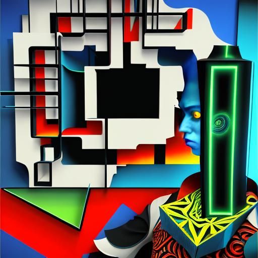 Eerie 3D Fractal Vector in Photorealistic Style