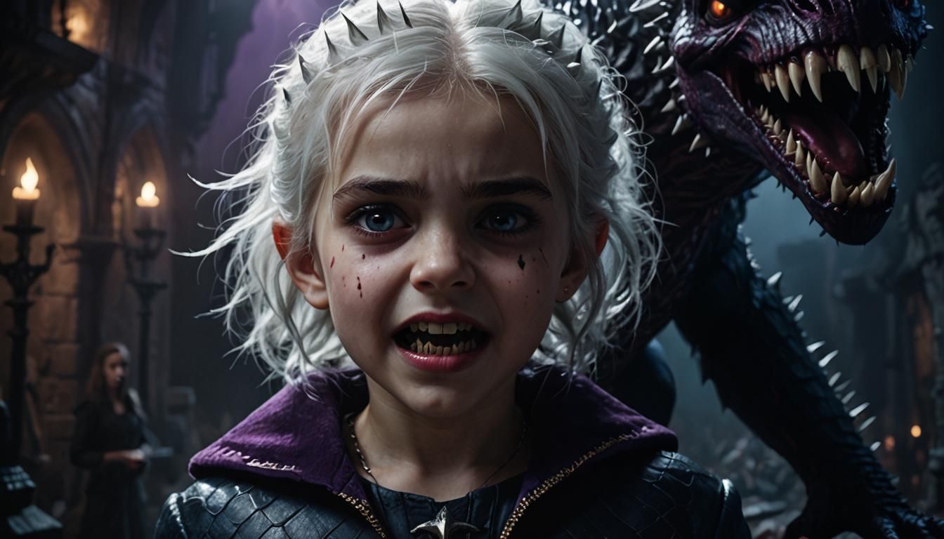 Vampire Emerging from Shadow, in Gothic Horror Style