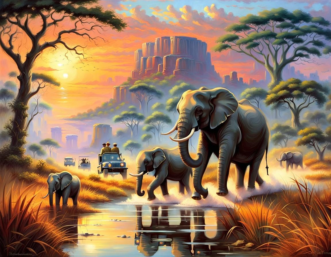 Exploring the Savannah on Safari