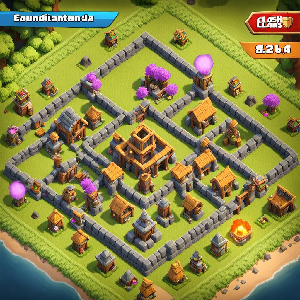 Clash of Clans Game Scene