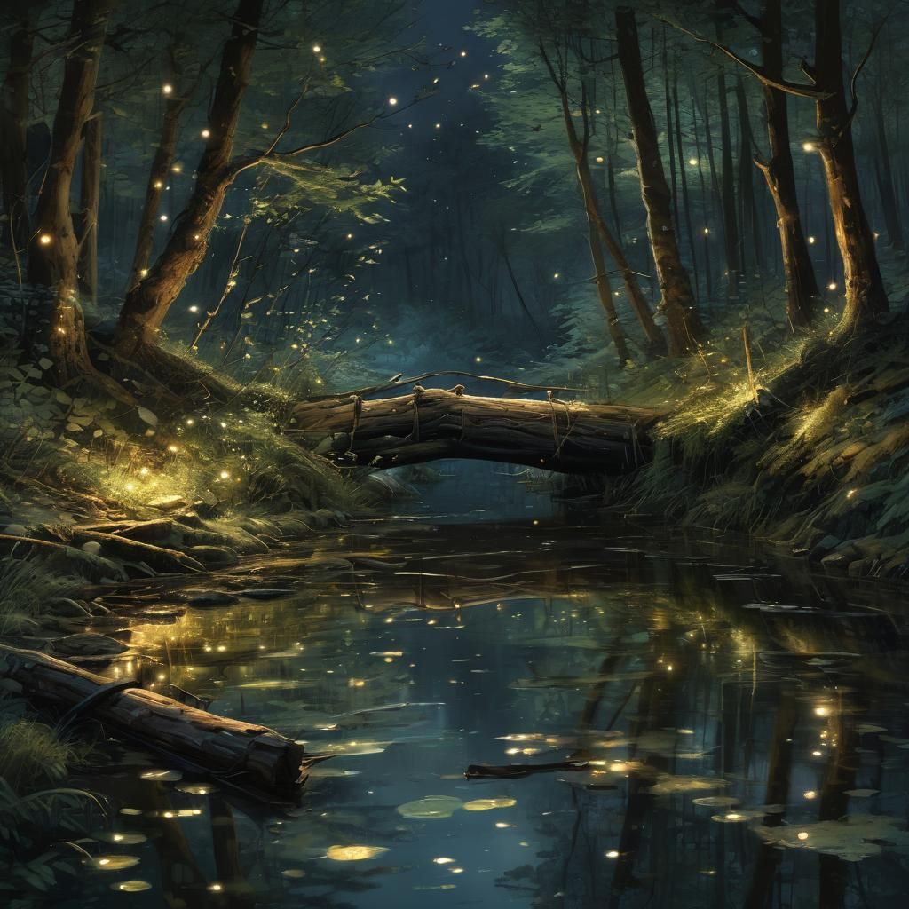 Nighttime at the Natural Bridge