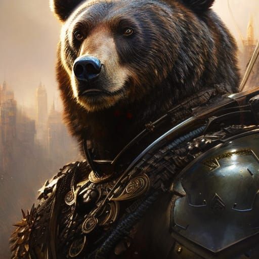 Fantasy Bear Warrior