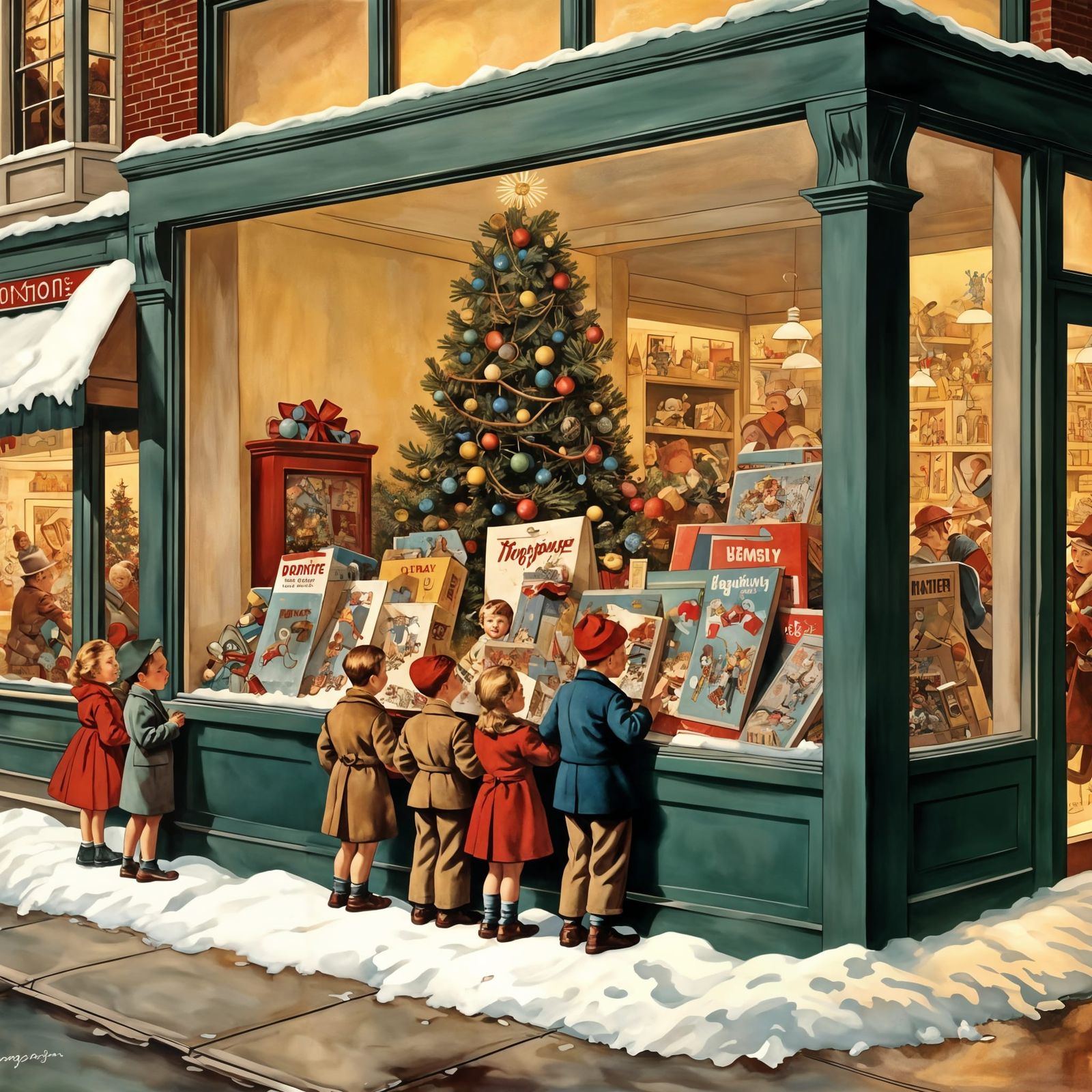 Toy Store Window ~ 1940's Style