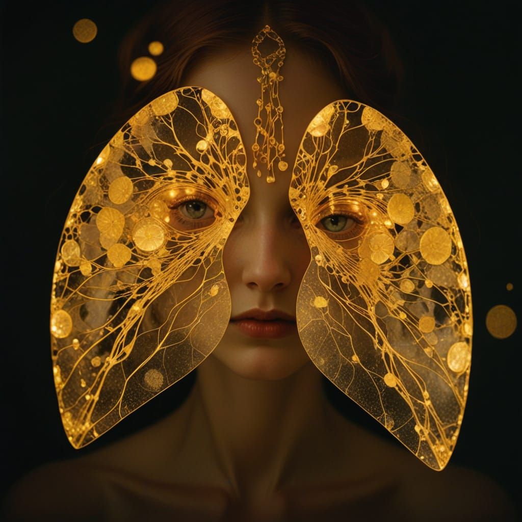 Austrian Art Nouveau Inspired Portrait