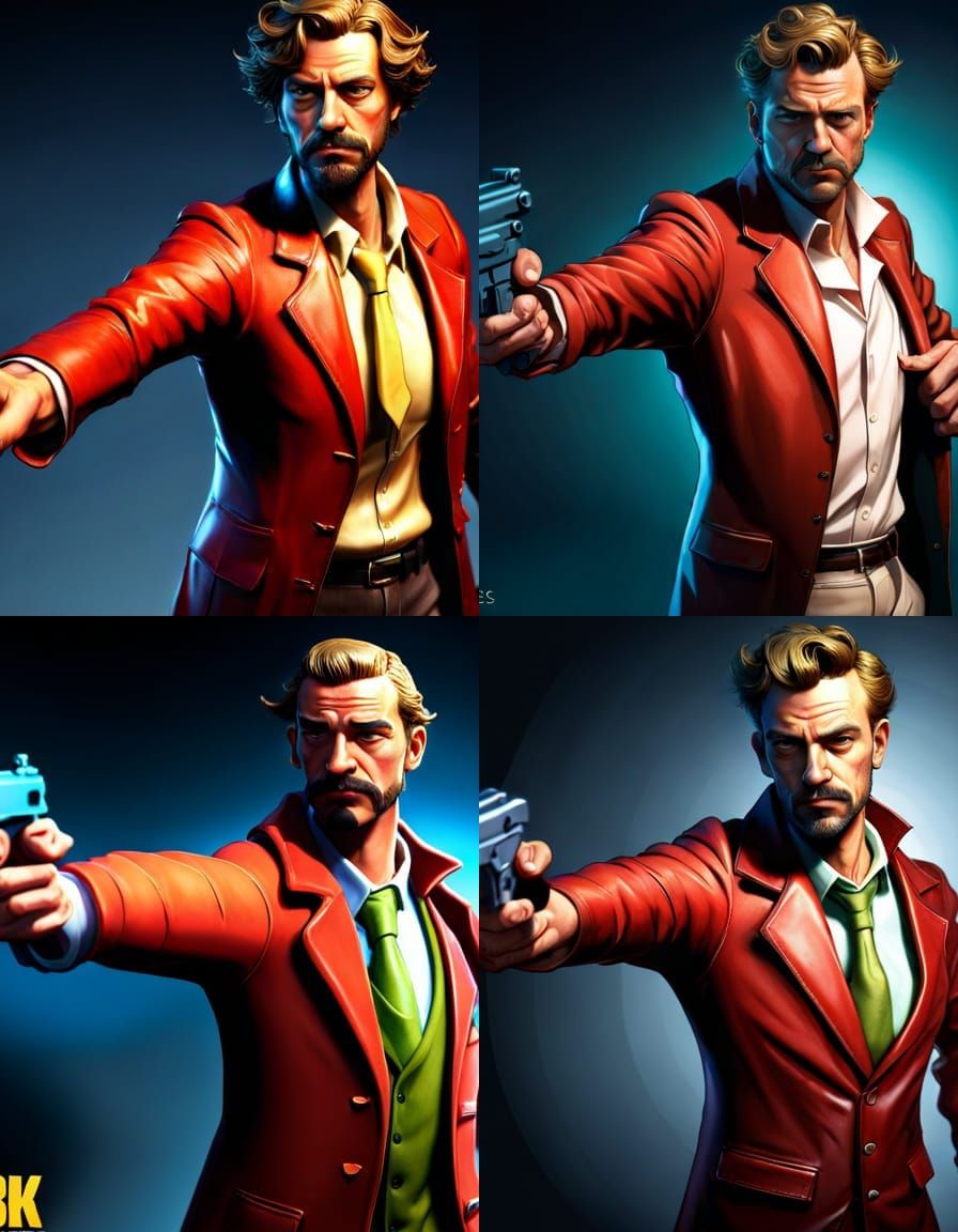 Gangster Shaggy Rogers: Hyperdetailed 8K Concept Art