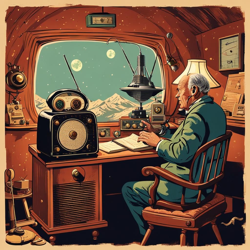 Vintage Radio Ham Seeks Alien Signal