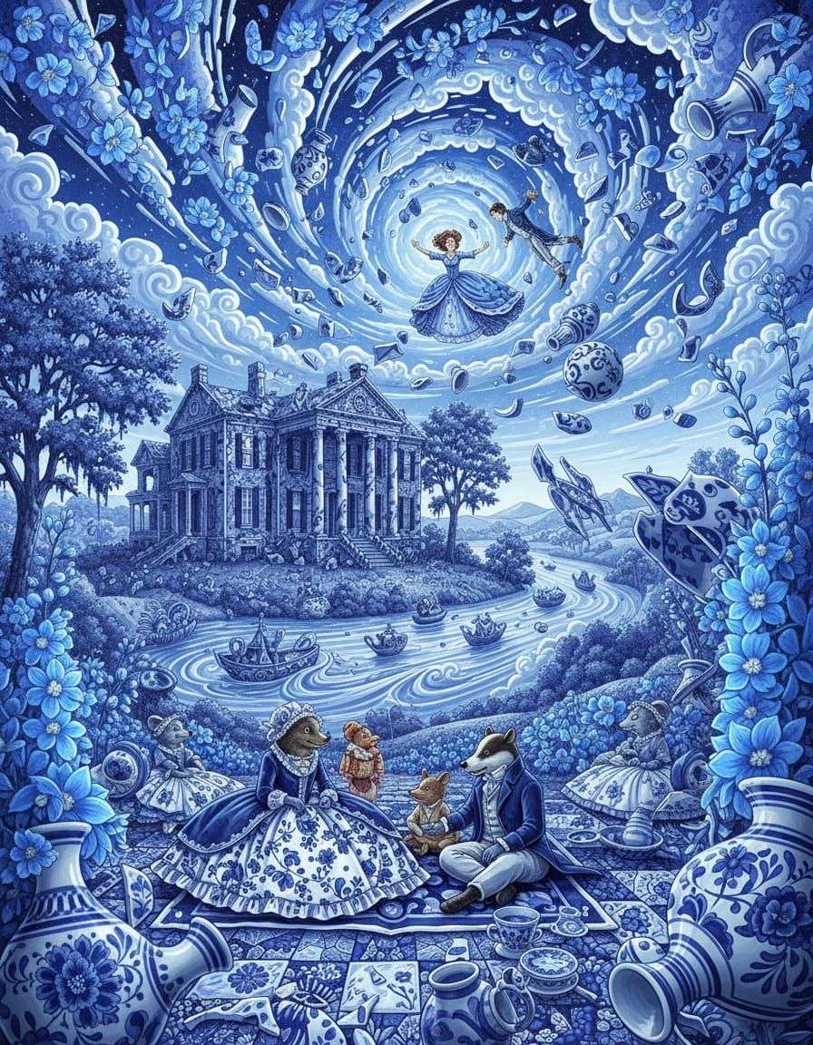 Gone With the Wind in the Willow Pattern Sifting Through Layers of Delft-Deception