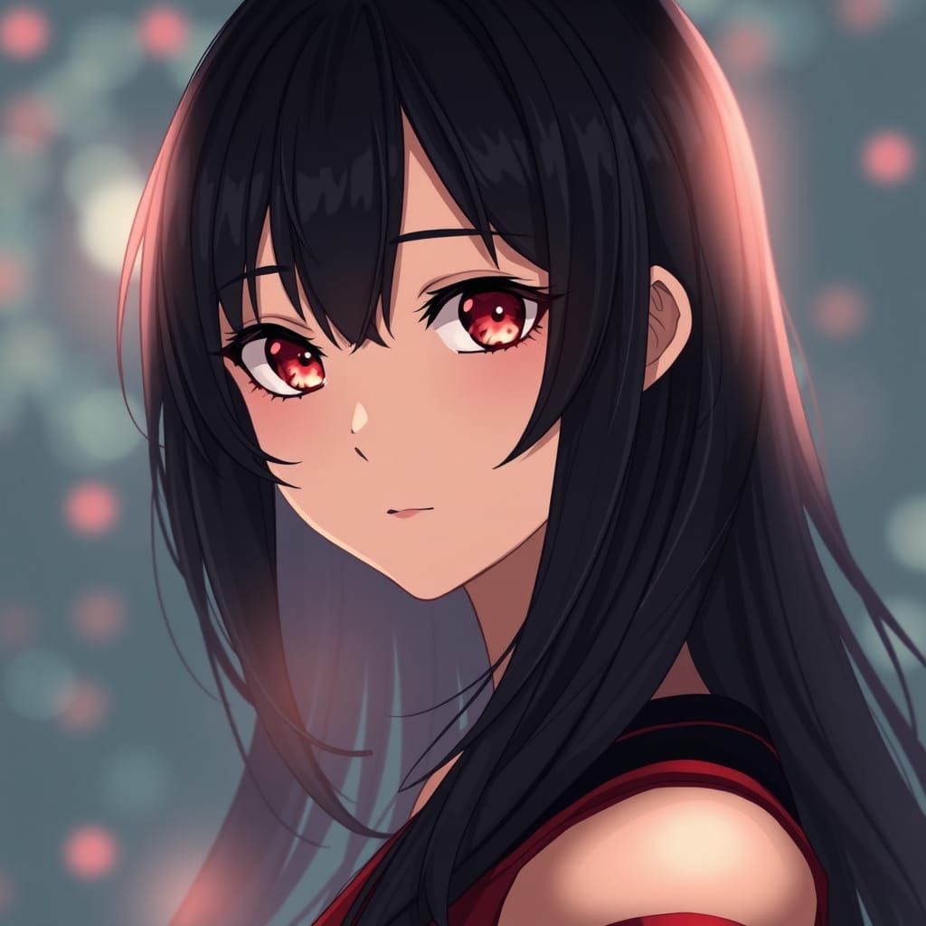 Anime Key Visual in Deep Colors with Intricate Details