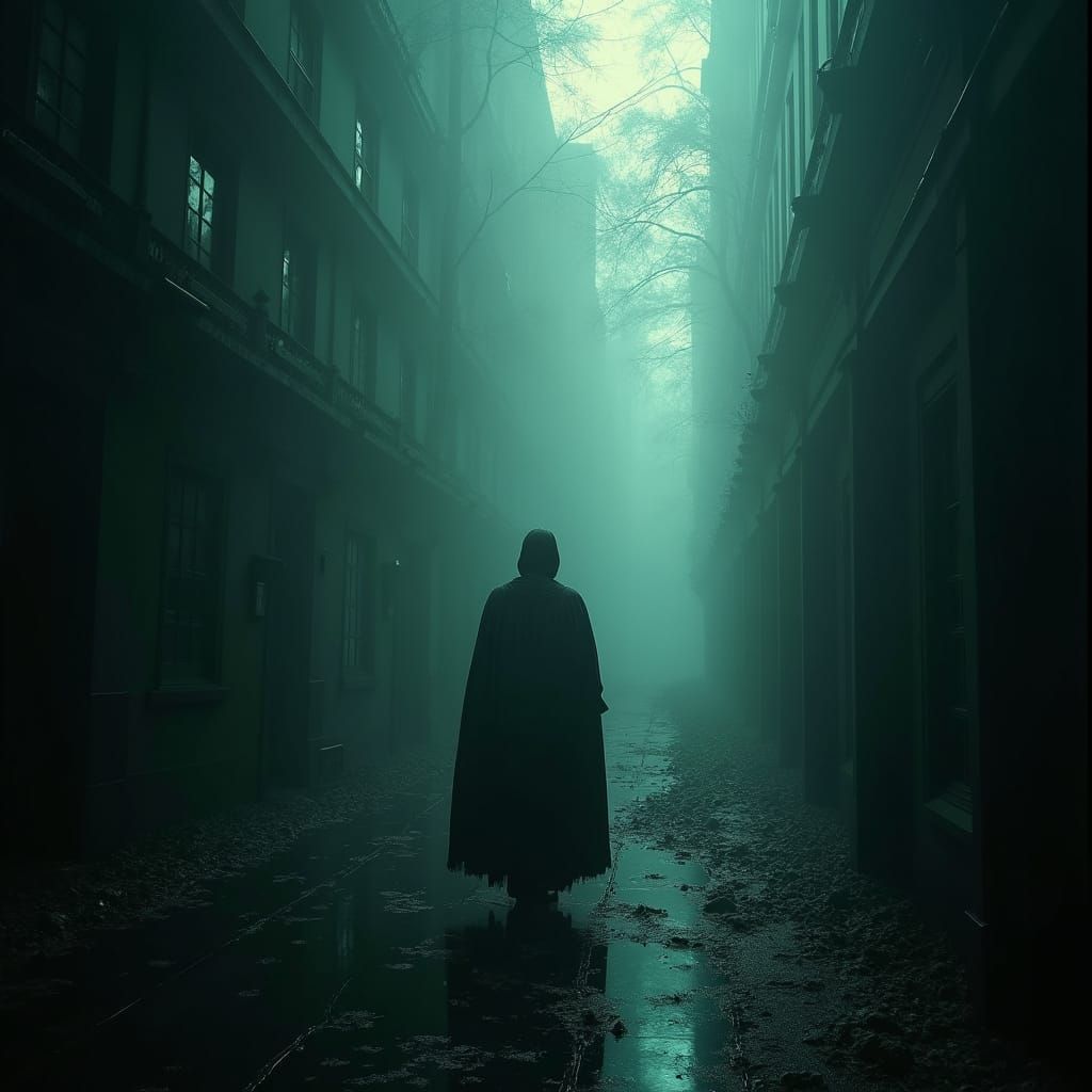 Neverland Horror: A Hyperrealistic Cinematic Portrait