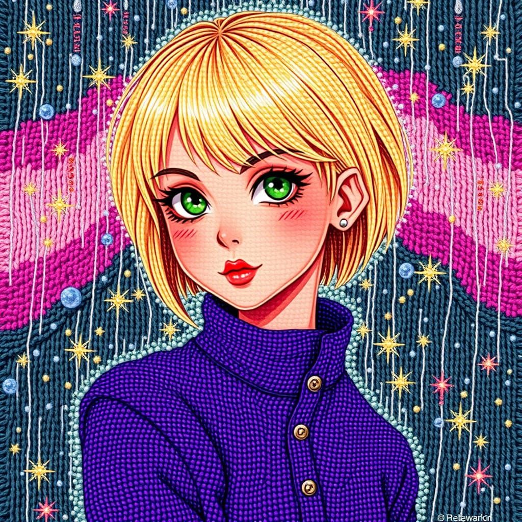 (Woven tapestry surrealism) Zolbot