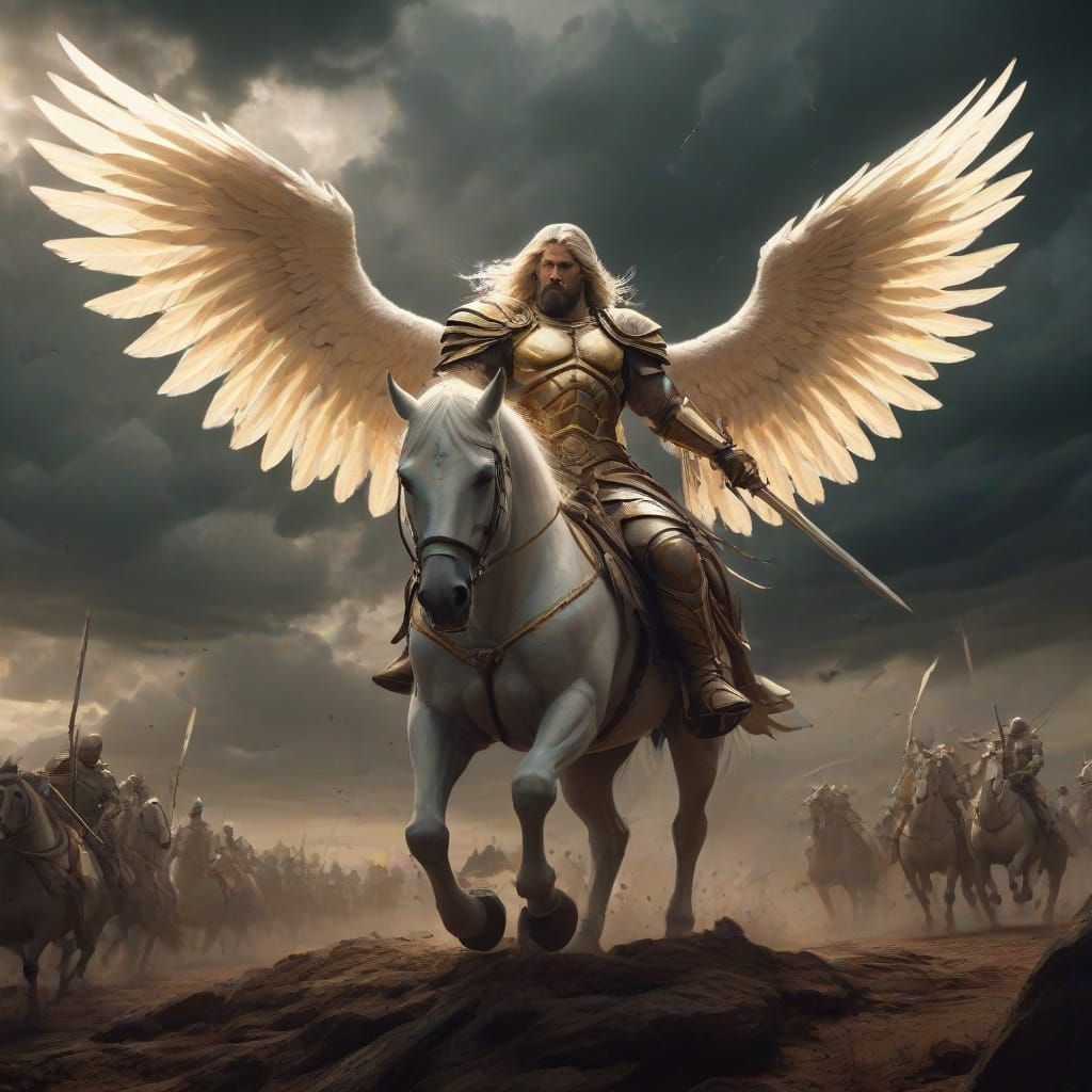 Jesus Leads the Heavenly Host into Battle in Epic, Divine Ar...