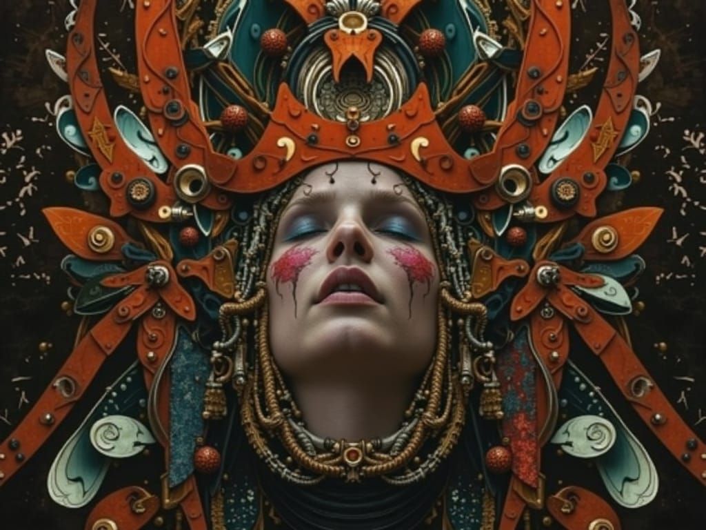 High-Contrast Fantasy Landscape in Trending Art Style