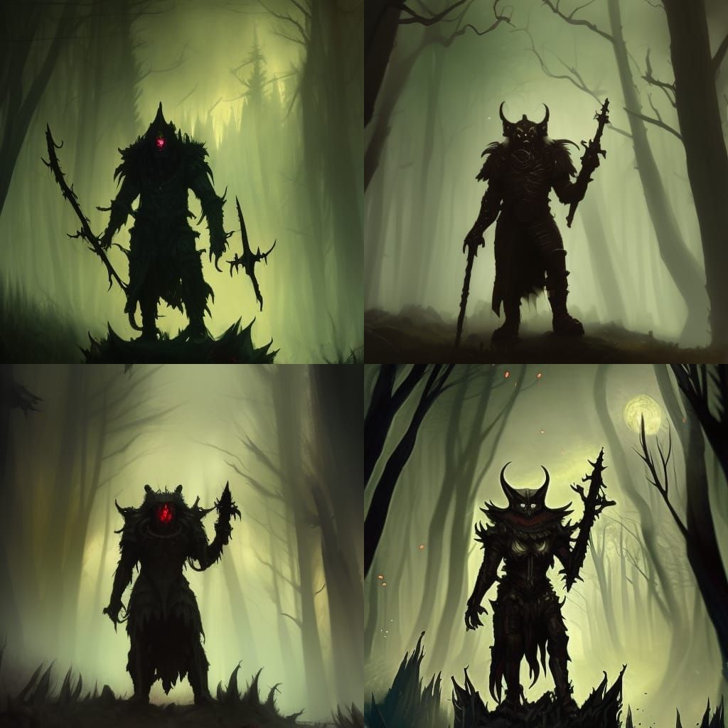 High Gothic Werewolf Guardian in Crimson Forest