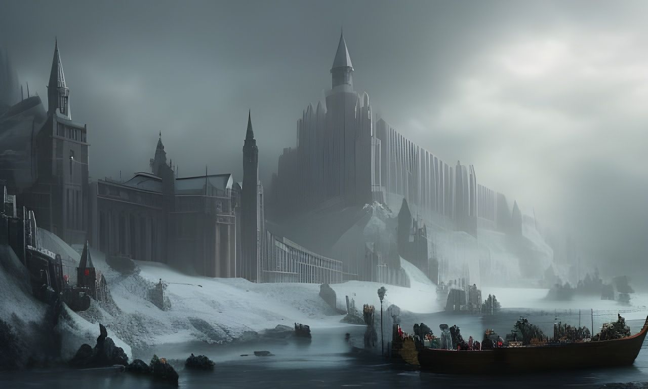 Spring's Flash: A Cinematic Winter Landscape