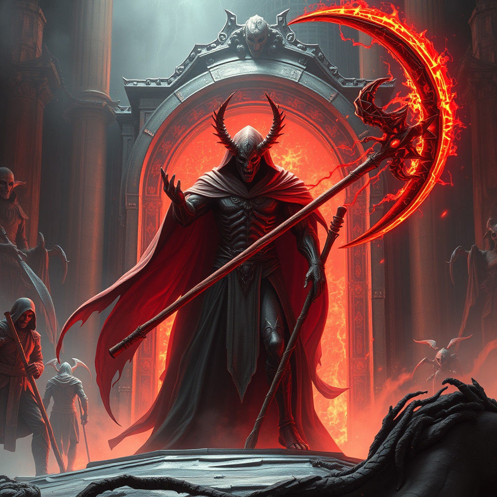 Matrix Death God with Nuclear Scythe