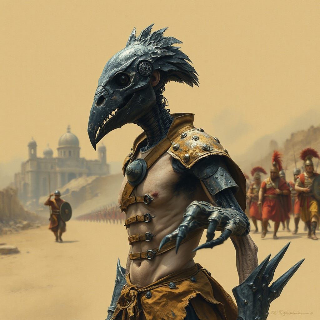 Celtic Raven against Rome