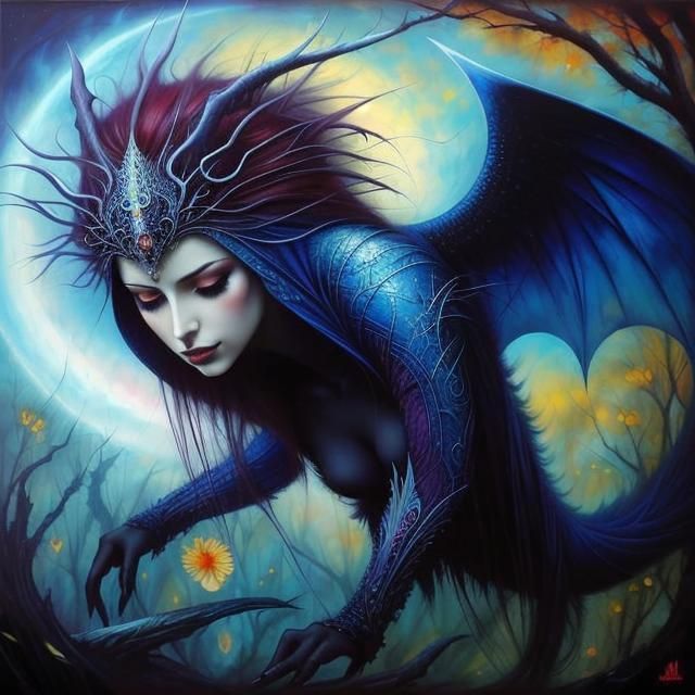 Abstract Black Figure