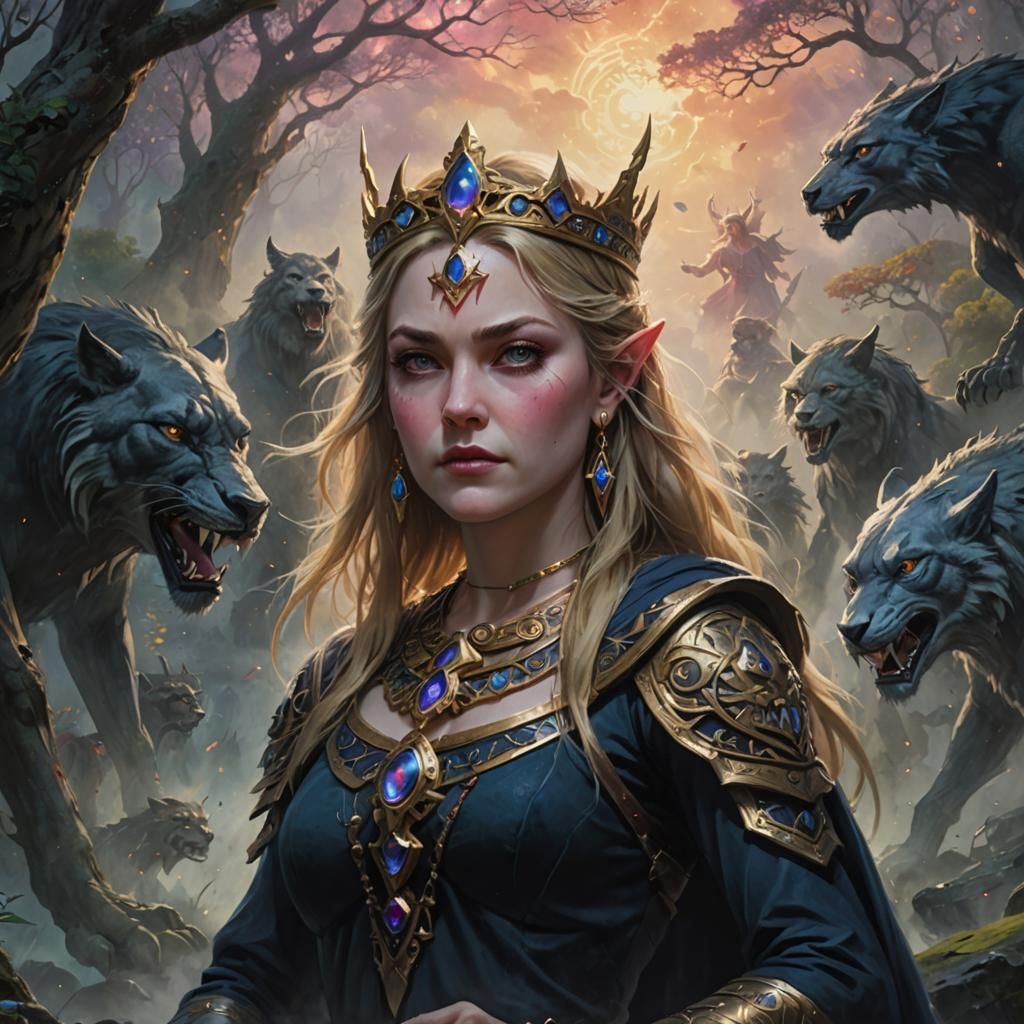 A Queen and her Animals