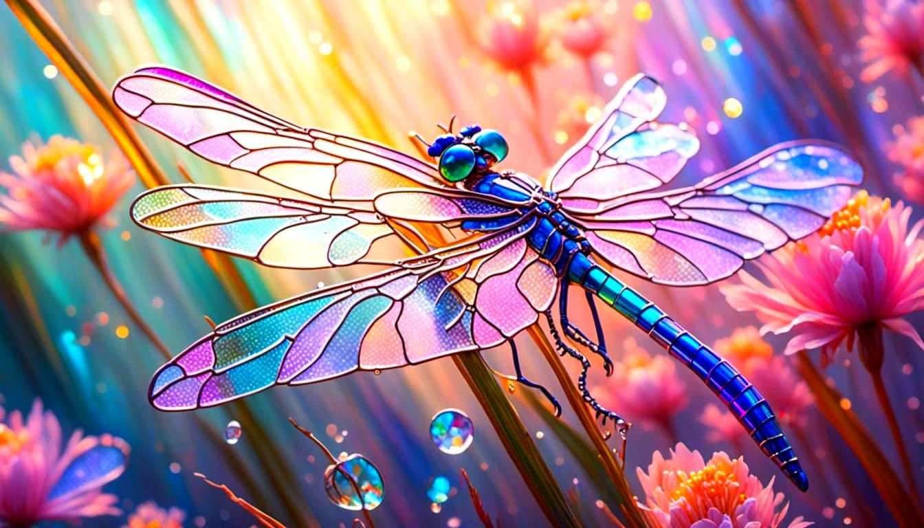 💮Dragonfly with extra wings💮
