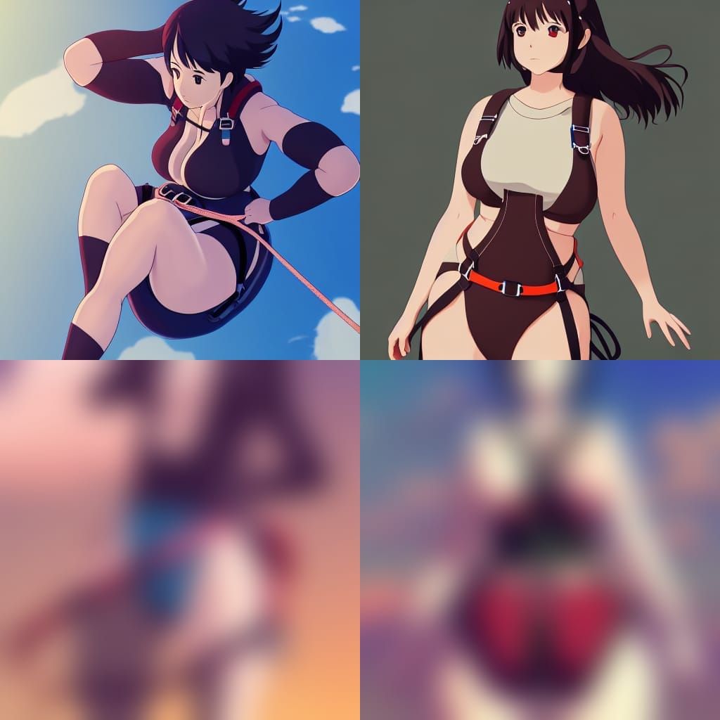 Women in Harnesses: Studio Ghibli Anime Visual