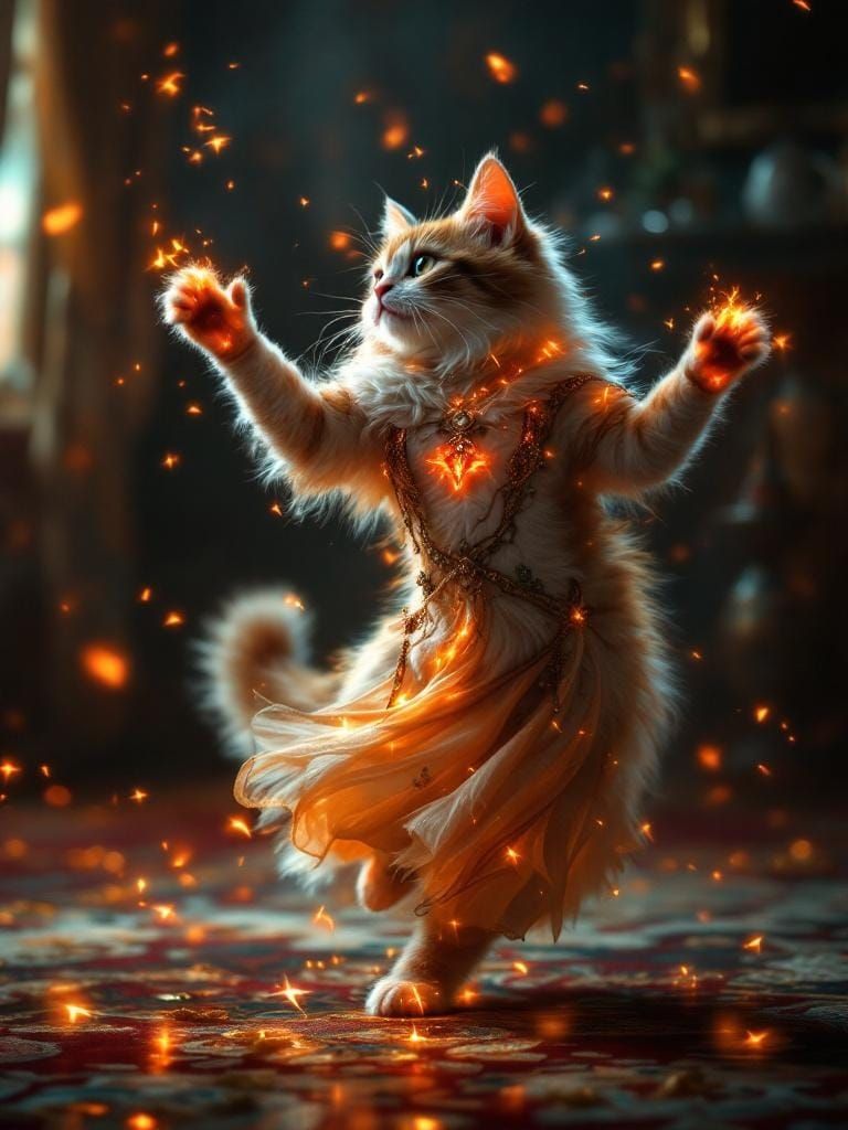 Enchanted Cat: A Magical Belly Dance Performance