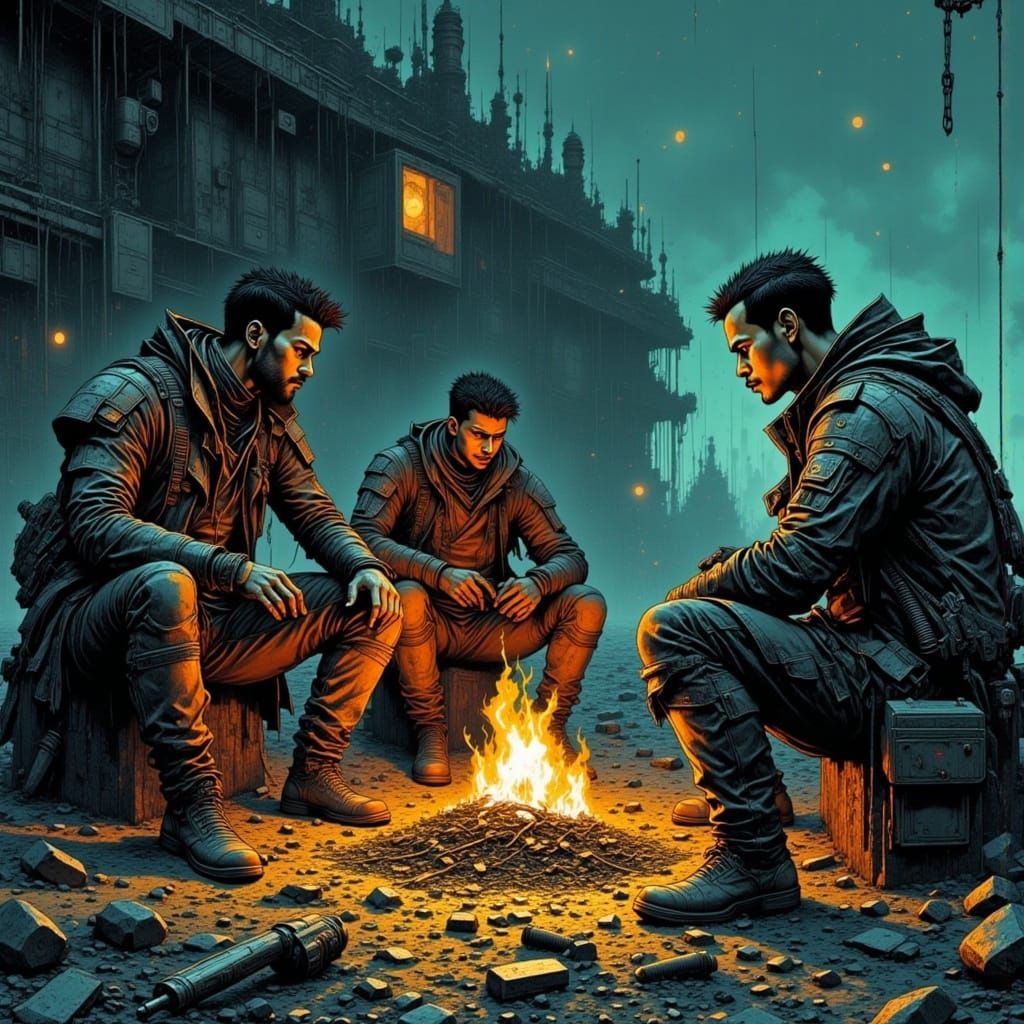 Gritty Space Scavengers Find Respite in the Void