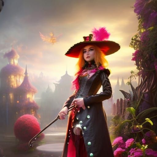 Steampunk Gothic Mad Hatter's Tea Party