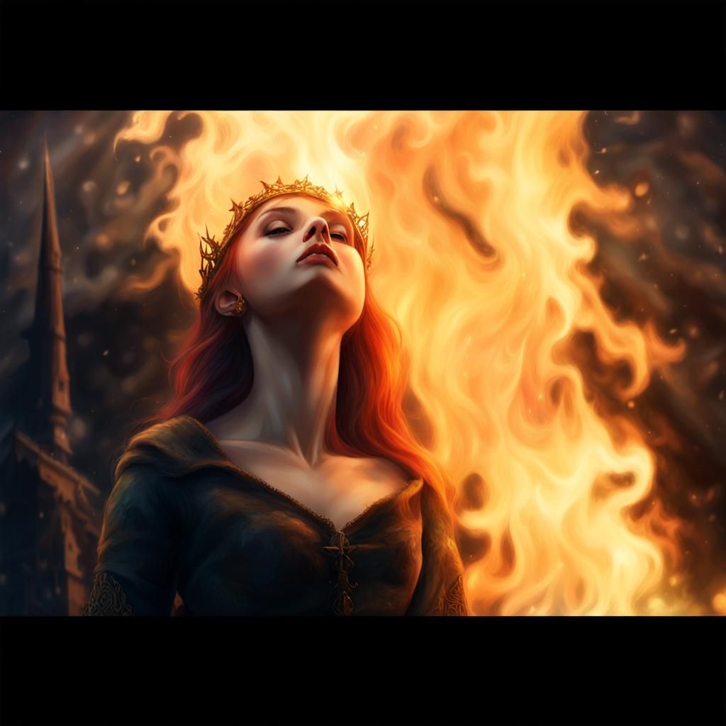 Fantasy Medieval Scene Generated by AI