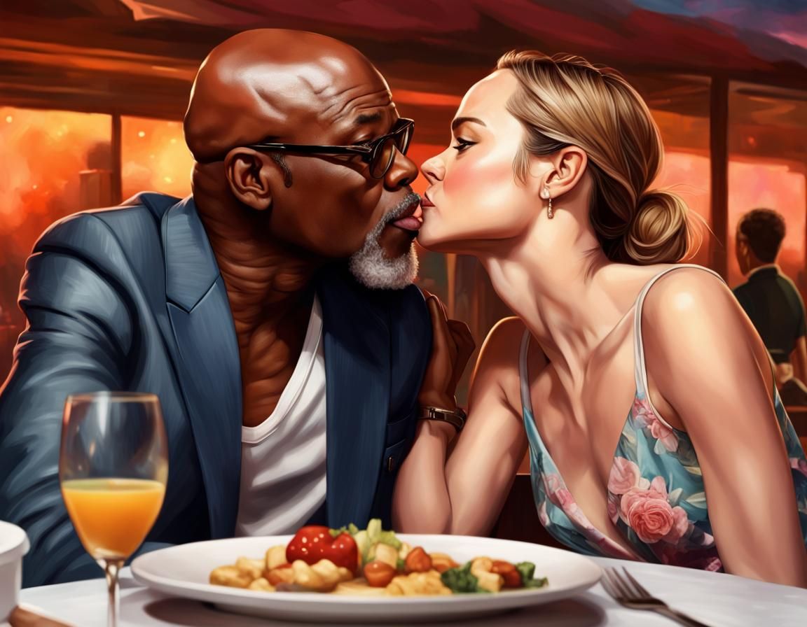 Nick Fury and Captain Marvel on a date.