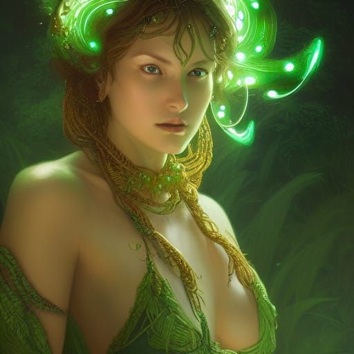 Lady in Green