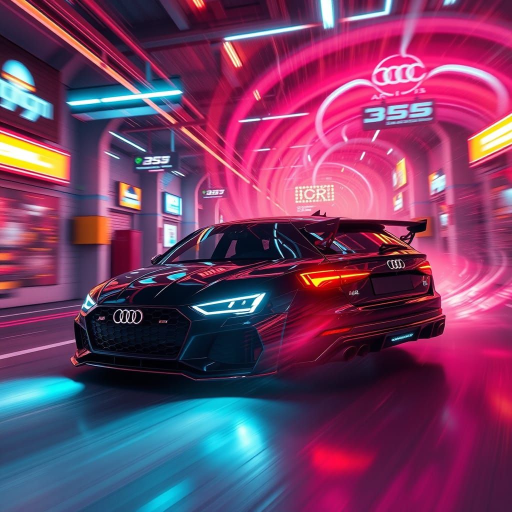 Cyberpunk RS3 Sportback Garage Dance
