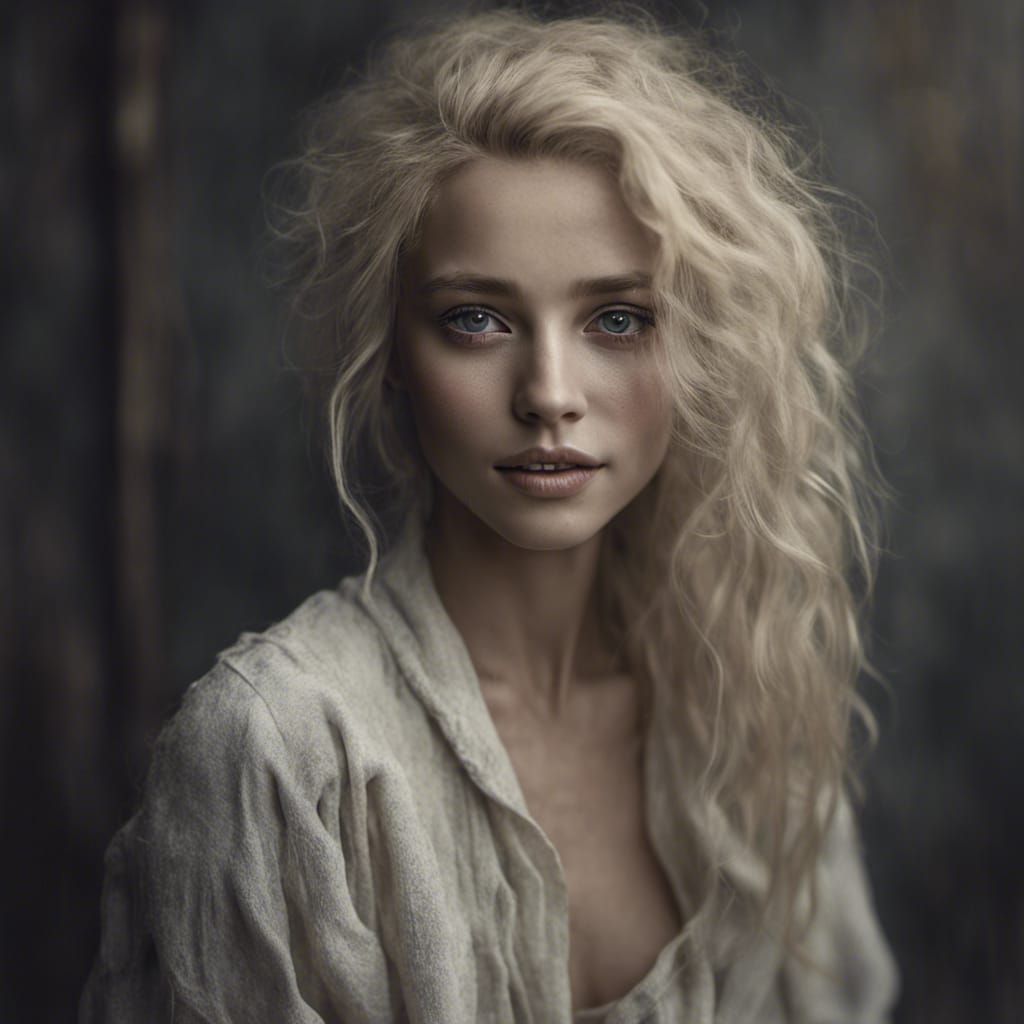 Romantic Style Adult Doll Portrait