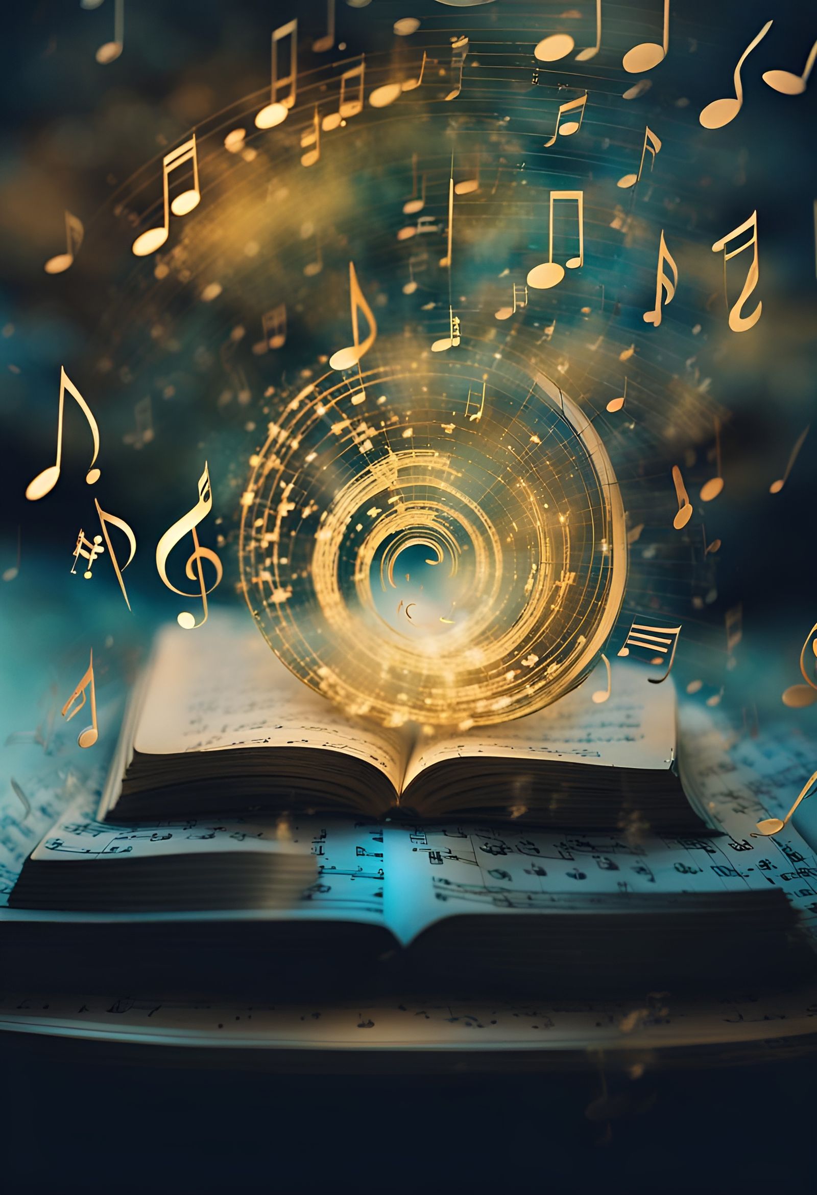 Musical Notes Circle: Mozart's Composition Book