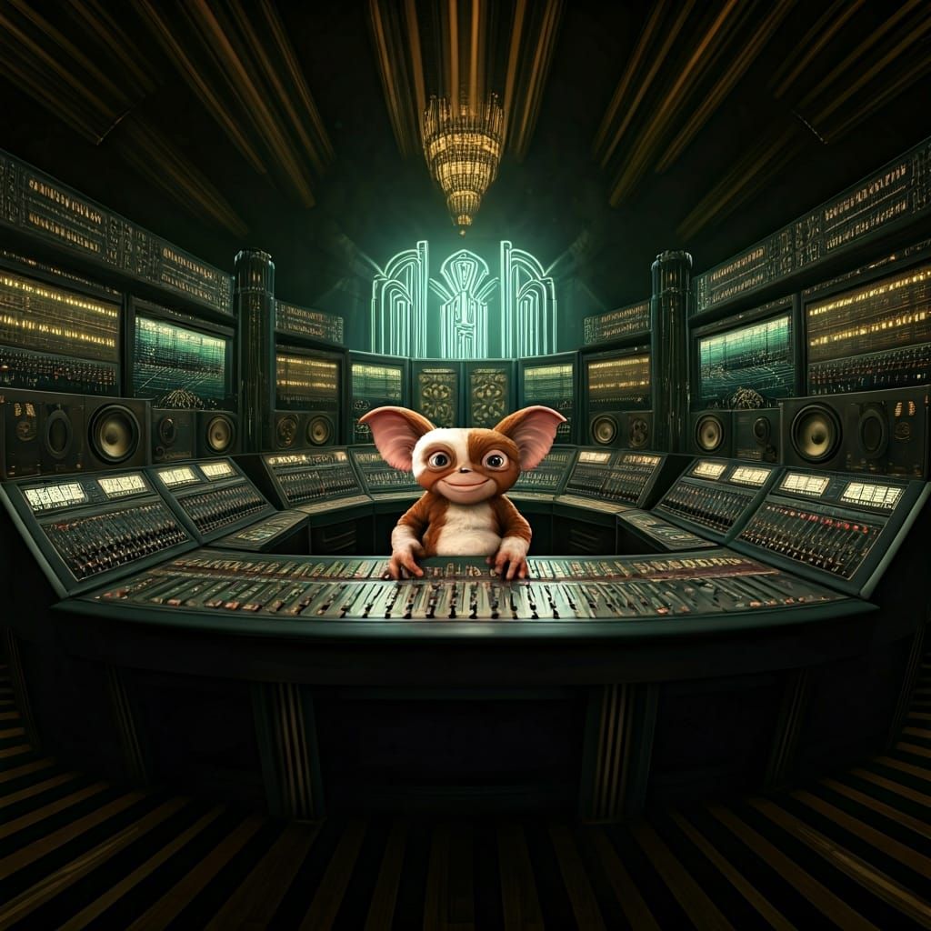 Gremlin in Steampunk Art Deco Soundscape