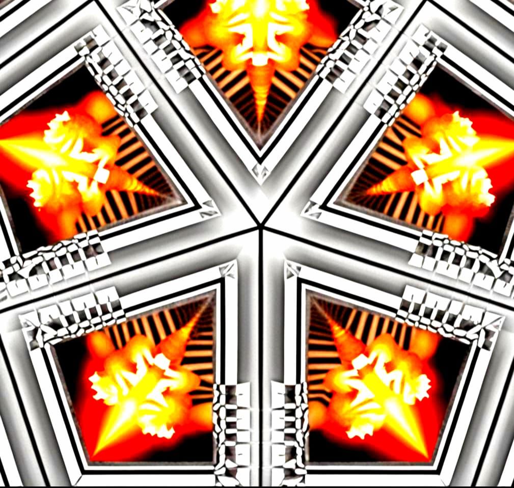 Psychedelic Cosmic Kaleidoscope of Geometric Equality