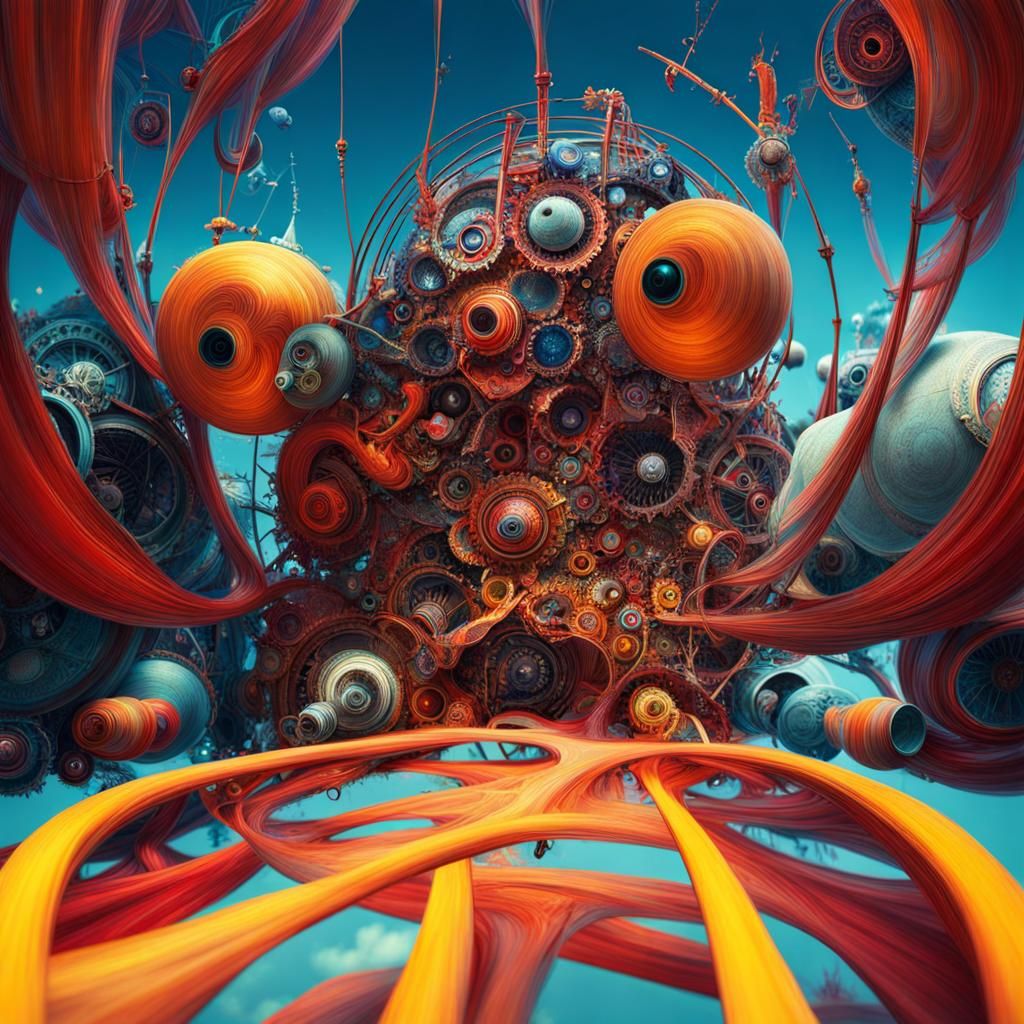 Futuristic Film Still in Digital Splash Art Style