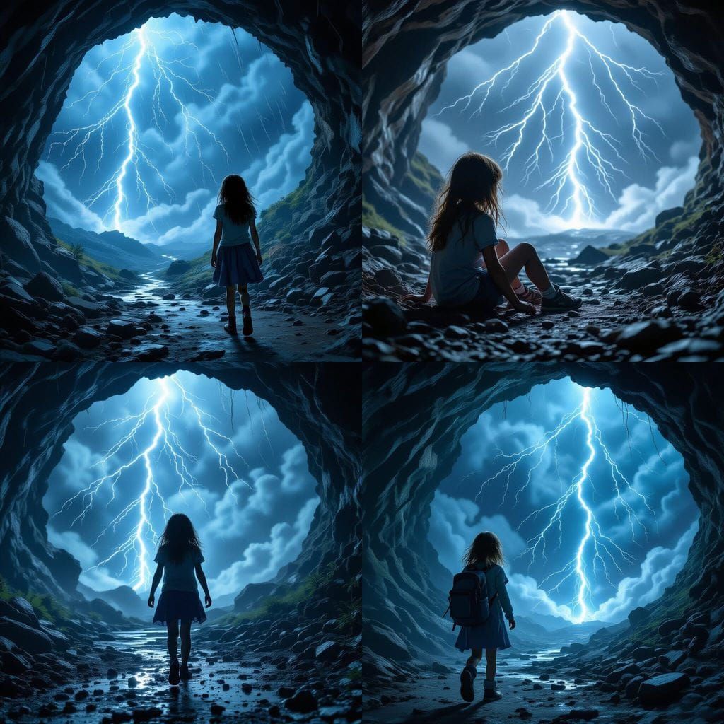 Girl Transformed by Lightning and Radiation