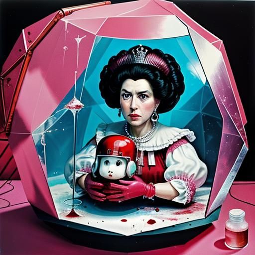 Queen Minta Holds Onto "Gary" for Both Comfort and Safety