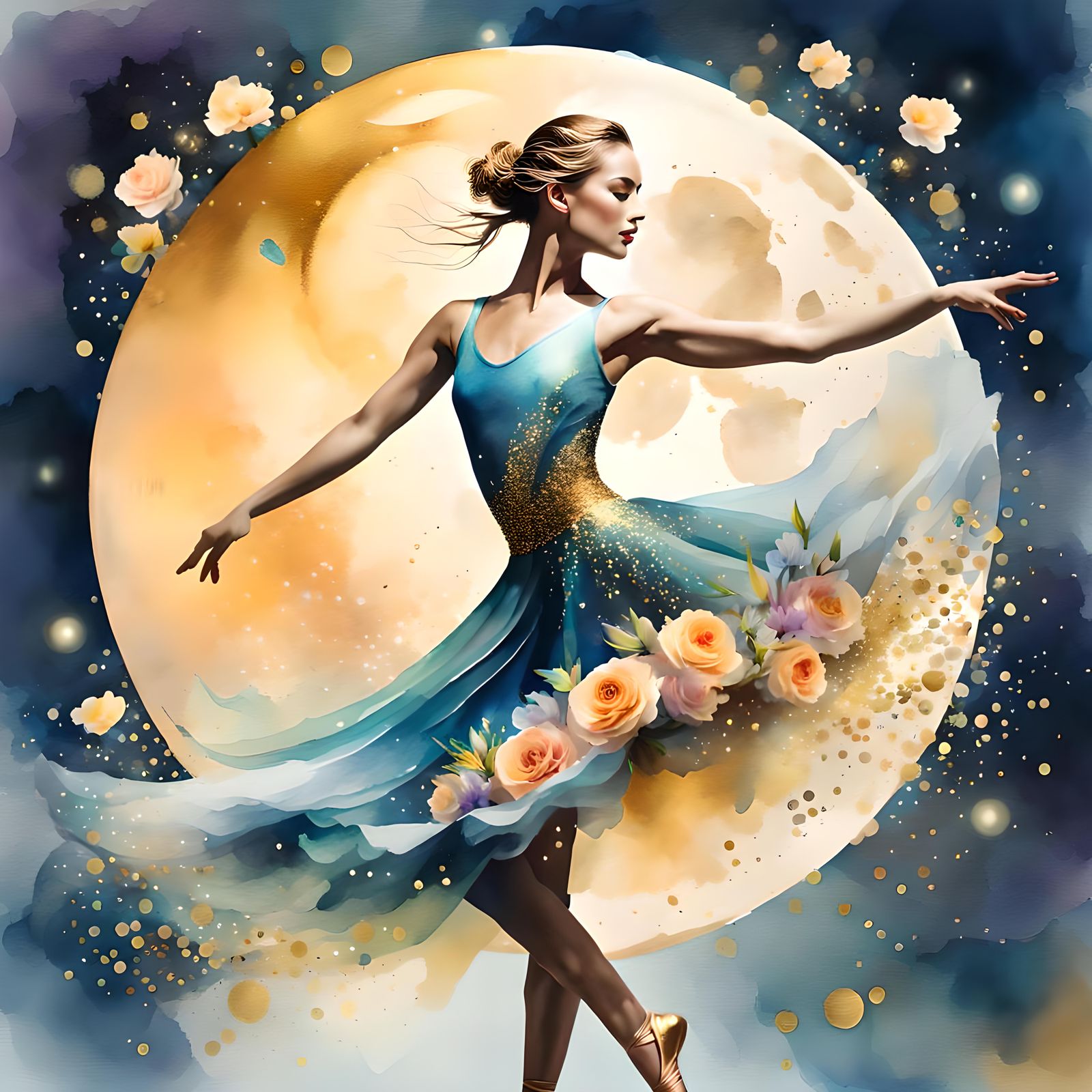 The dancer of the ties