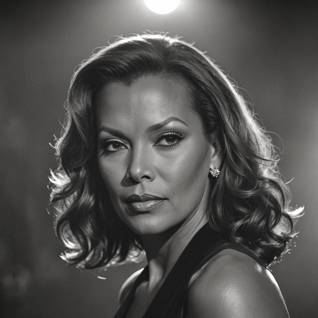 Film Noir Portrait in Classic Hollywood Style