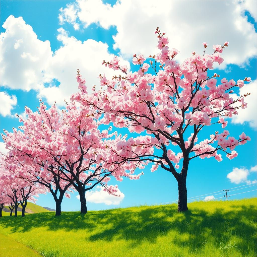 Impressionist Spring Bloom