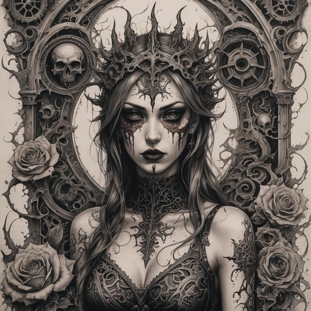 Blood Cultic Tattoos: Mystical Symbolism