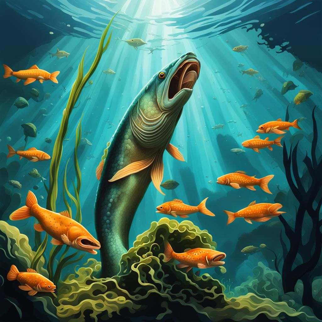 Dive into a Thriving Freshwater Ecosystem's Downfall in a Di...