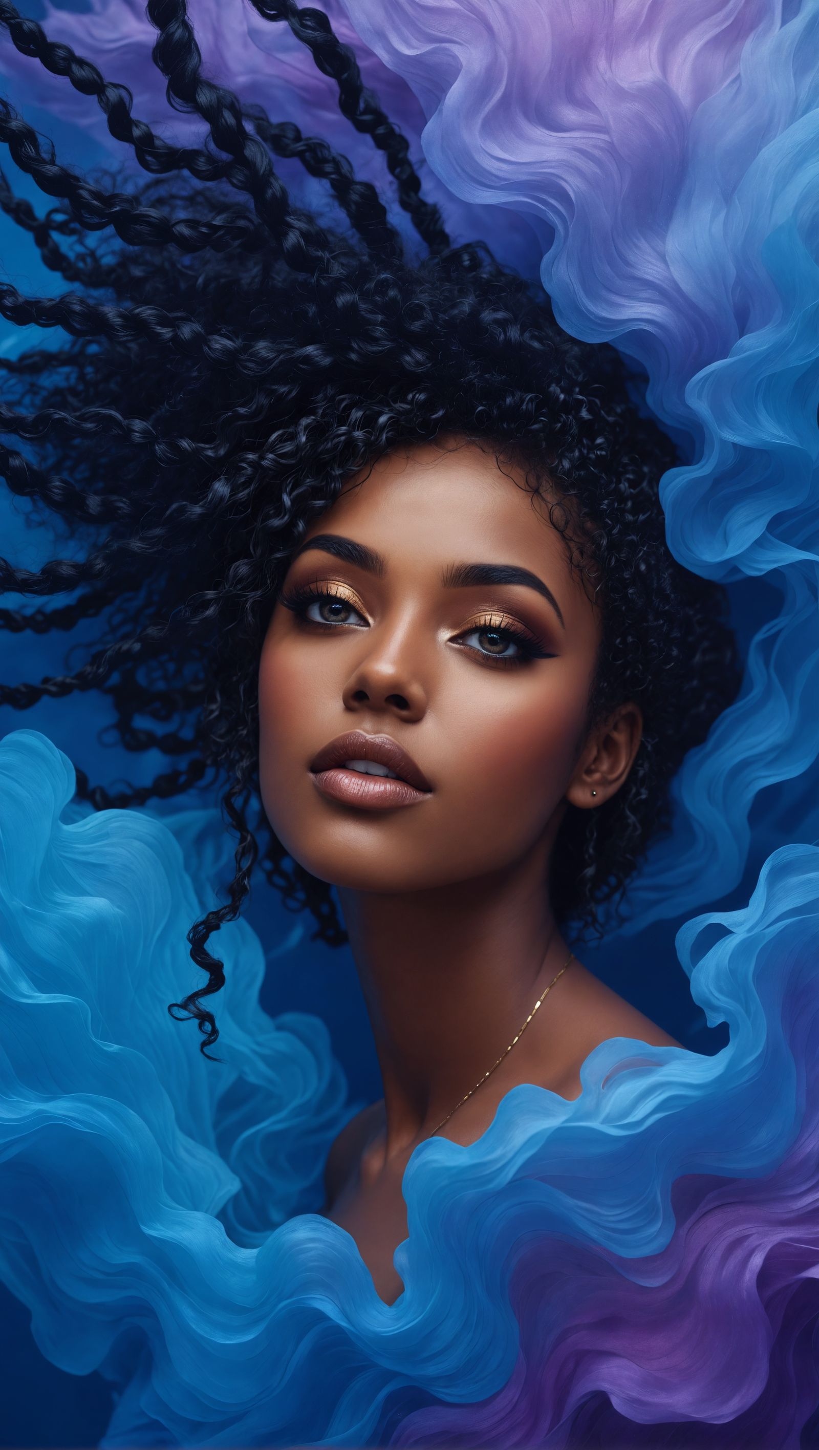 Ebony Dreamscape in Dark Surrealism