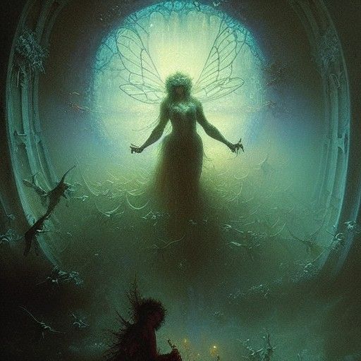 Ethereal Fairy Queen in Hyperdetailed Fantasy Style