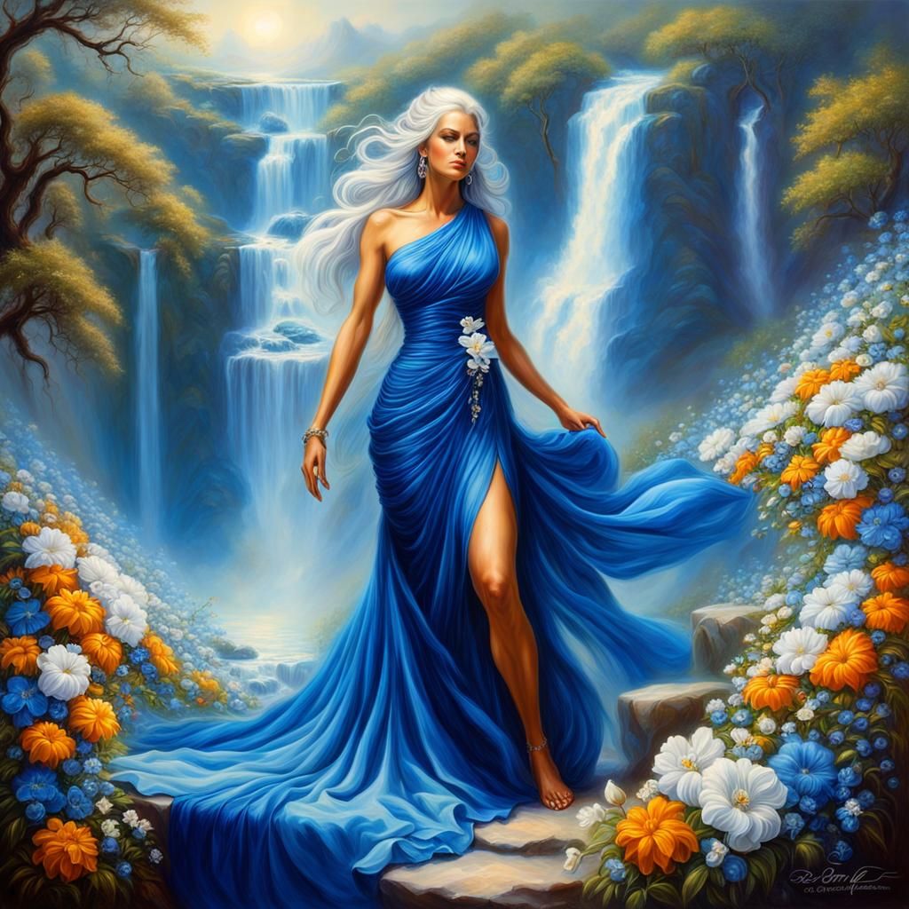 Tethys, Greek goddess of fresh water