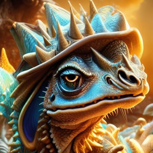 A fantasy hybrid of a camel and a gecko on an alien world. <lora:Fusion:1.0>