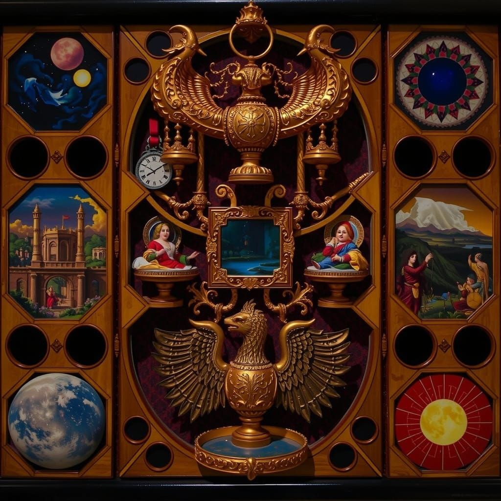 Victorian Fantasy Palace in the Style of Richard Dadd