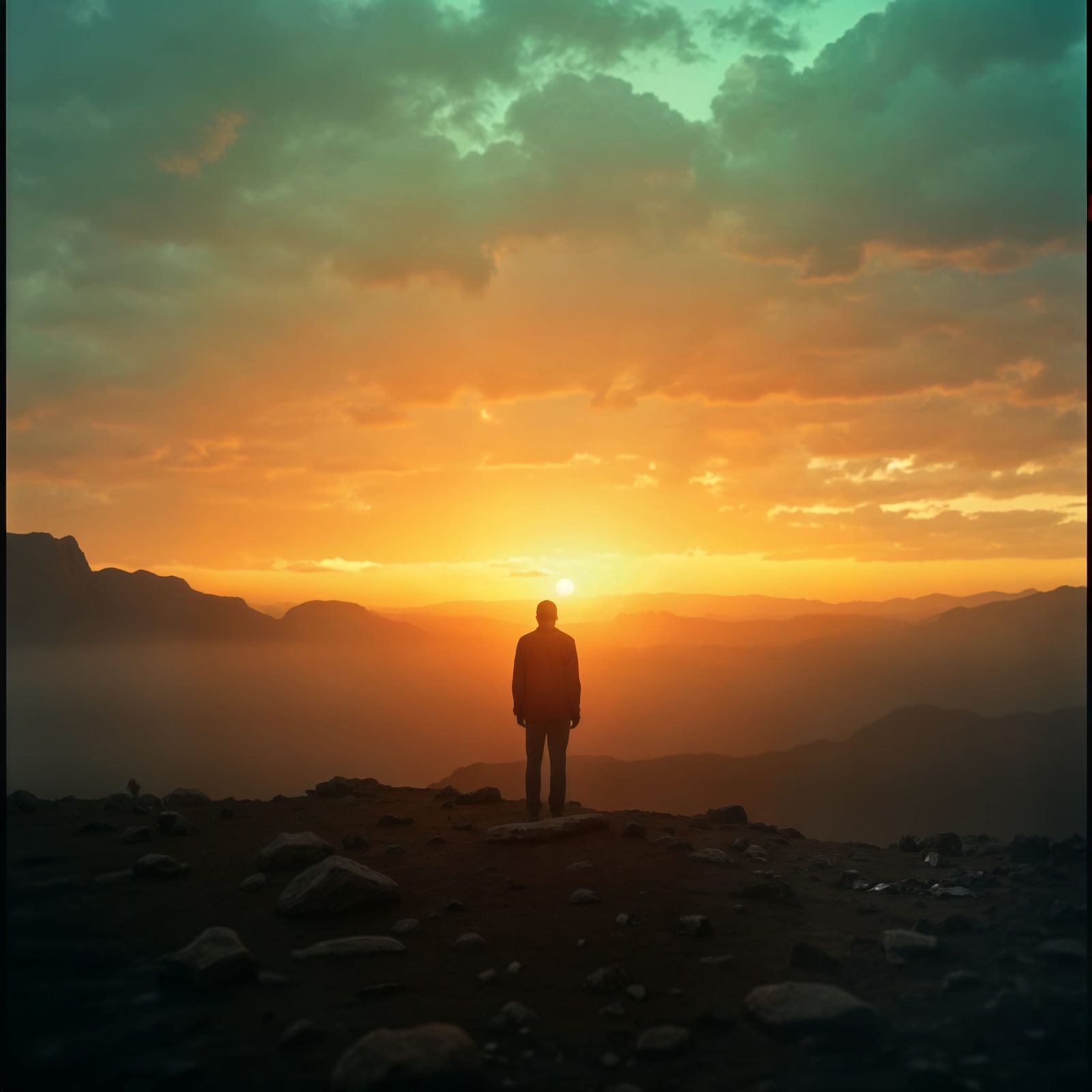 Dramatic Cinematic Film Still in Morricone Style