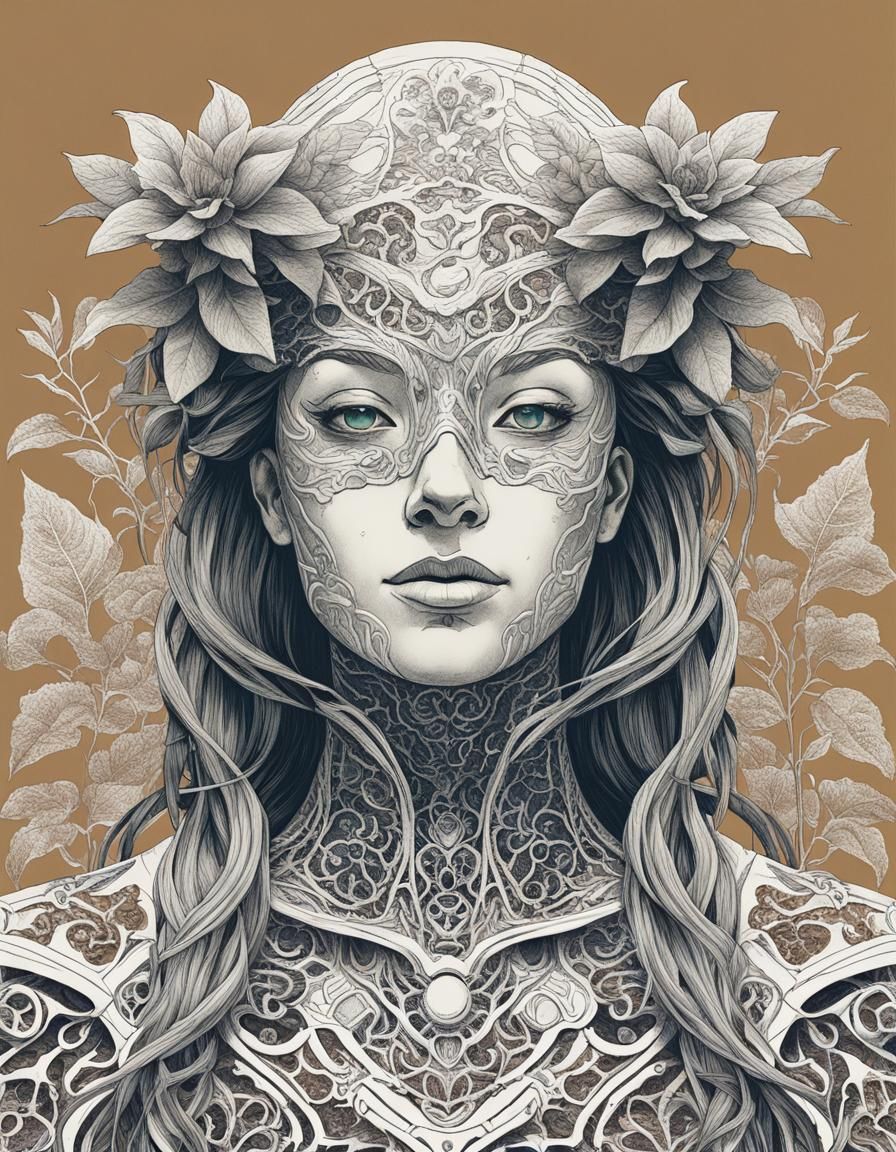 Sleepless Jane Jay: Minimalist Vaporwave Portrait